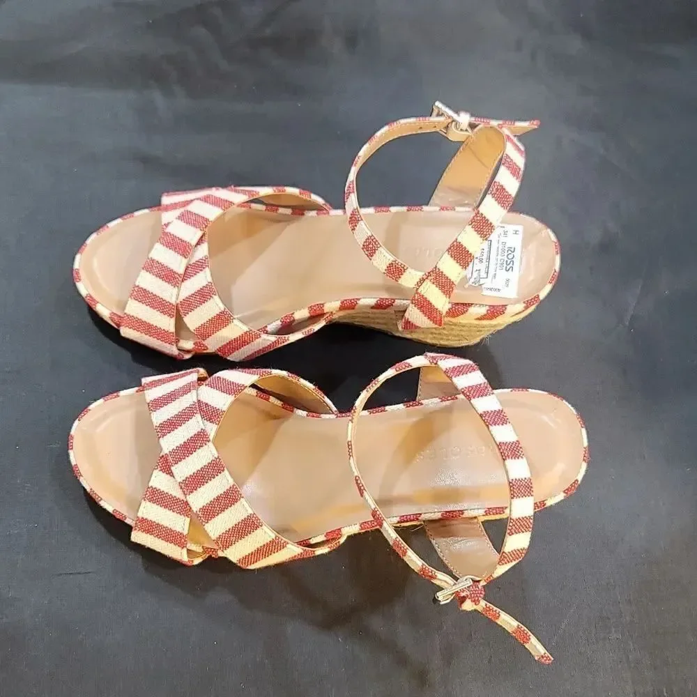 BRAND NEW AEROSOLES WOMEN'S PASTEL WEDGE SANDAL